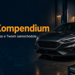 Samochód w nowoczesnym warsztacie AutoKompendium