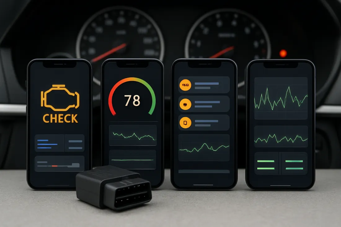 Aplikacja obd na iphone: wizualne porównanie opcji