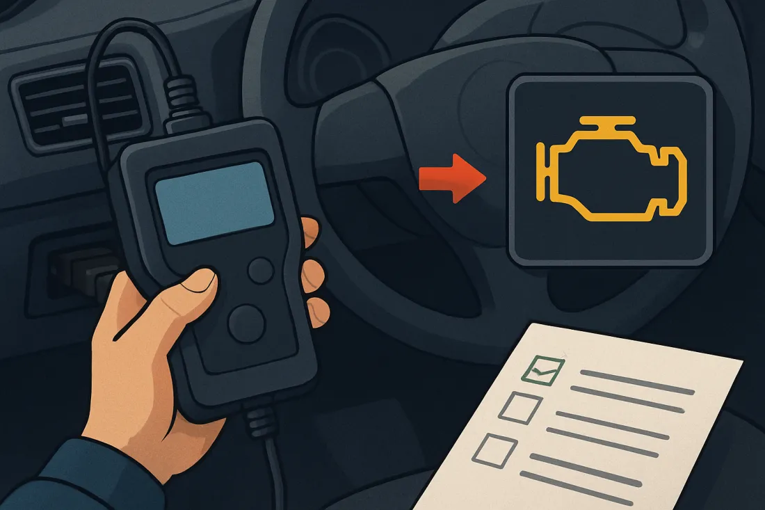 Bezpieczne kasowanie błędów obd check engine: praktyczna lista kontrolna przed działaniem