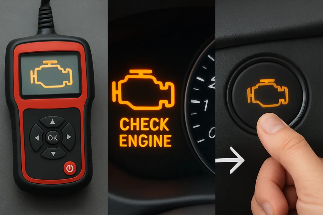 Bezpieczne kasowanie błędów obd check engine: wizualne porównanie opcji